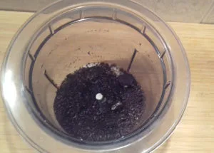 oreo keksz darálva