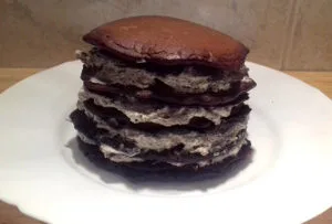 oreo palacsinta torony