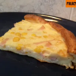 sajtos sonkás kukoricás palacsinta sütőben