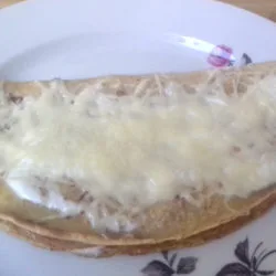 sajtos tejfölös palacsinta