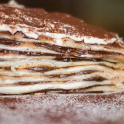 mascarponés nutellás palacsinta torta