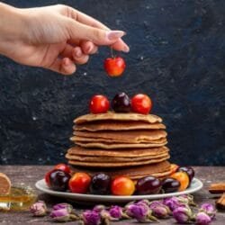 palacsinta cseresznyével